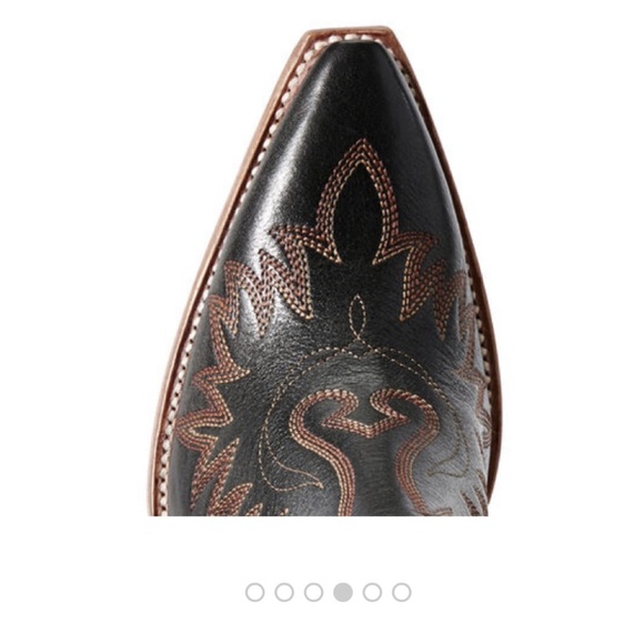 ARIAT Dixon Western Bootie in Brooklyn Black Size 6.5 - Picture 4 of 6